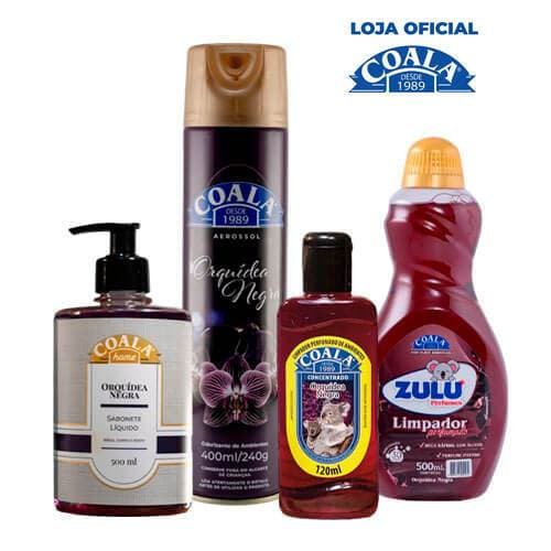 Kit Casa Limpa Coala/Zulu Perfumes - Orquídea Negra