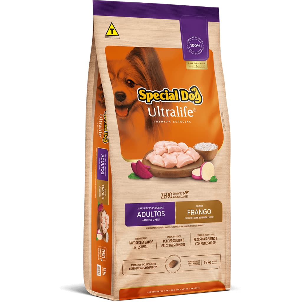 Ração Special Dog Ultralife Raças Pequenas Frango 15Kg