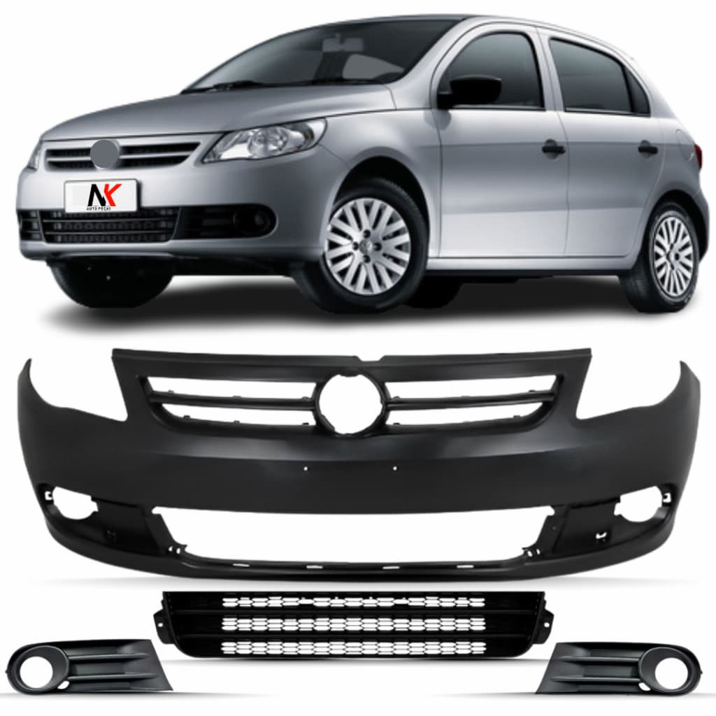 Kit Parachoque Dianteiro Gol G5 2009 2010 2011 2012 Voyage 1ª Linha Novo