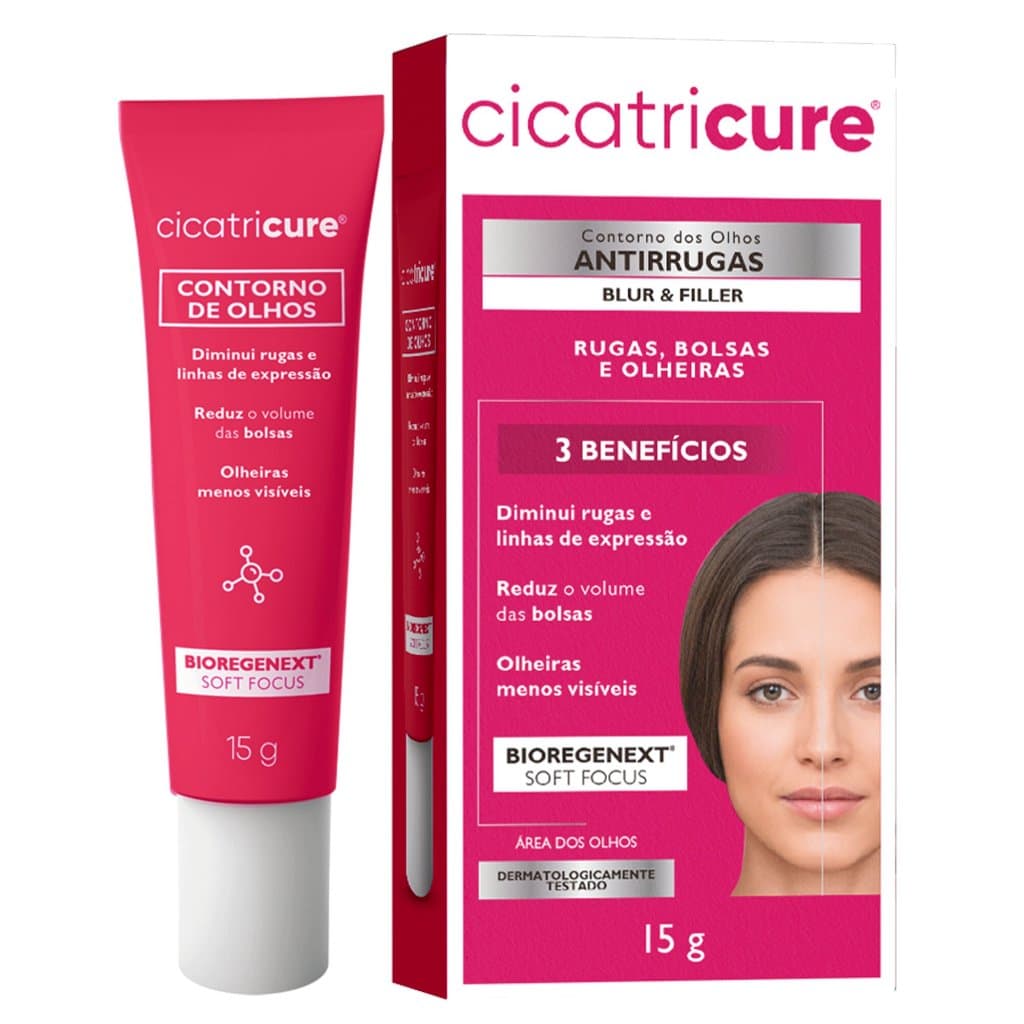 Creme Cicatricure Contorno dos Olhos 15g - Diminui Rugas com tecnologia BioRegenext