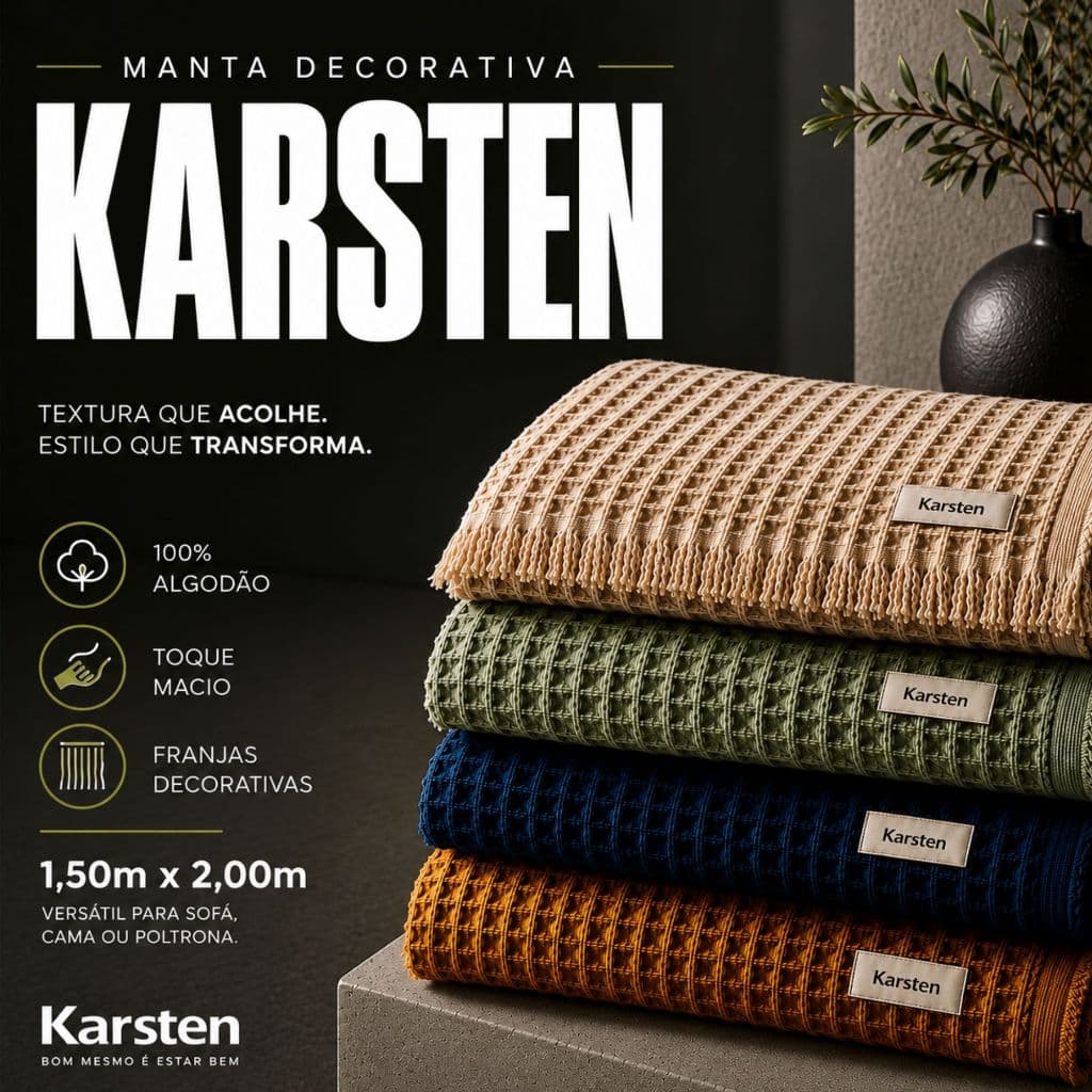 Peseira Algodão Decorativa Para Sofá Karsten Texturizada Com Franjas Toque Macio Poltrona Denver