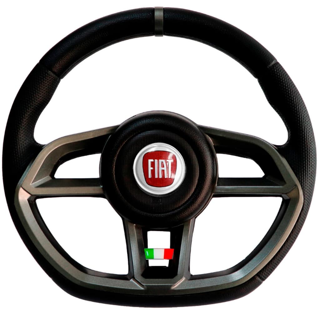 Volante Esportivo Gti Grafite  Emblema Logo Vermelho Itália Uno Elba Tempra Até 1994 1995 Fiorino