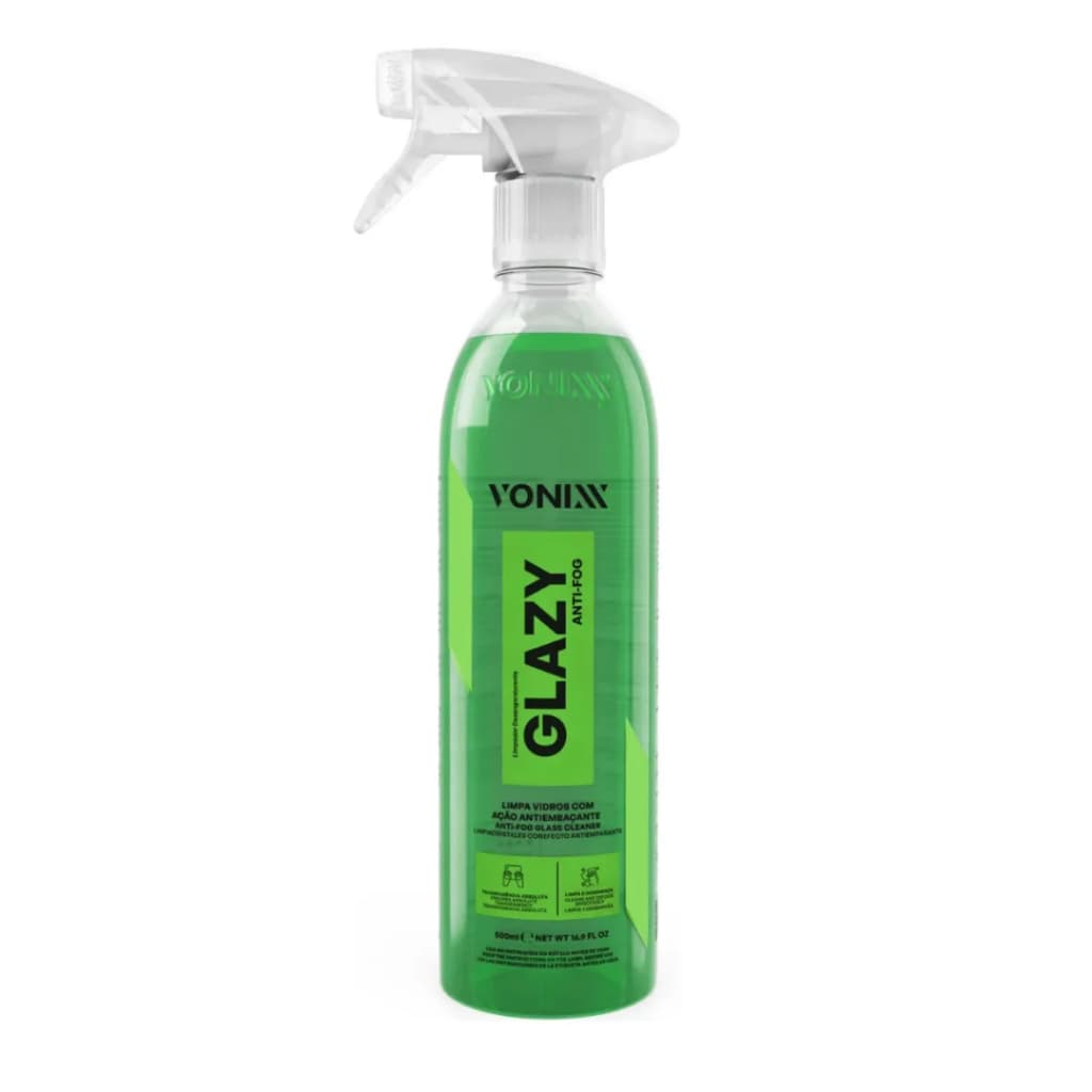 Glazy Anti Fog Vonixx 500ml Limpador de Vidros