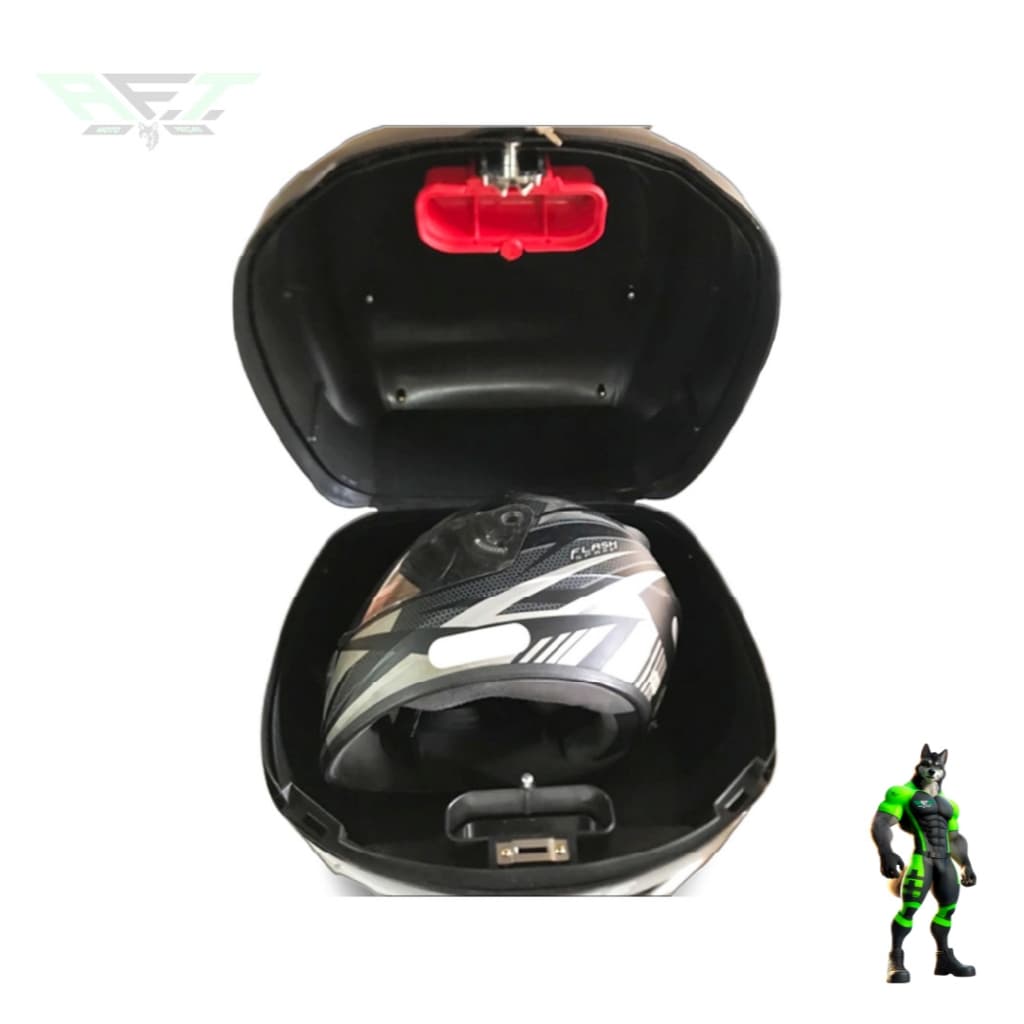 Baú para moto Awa Proos 29 Litros Original com Base Para Fixação COM ENGATE RÁPIDO REMOVÍVEL