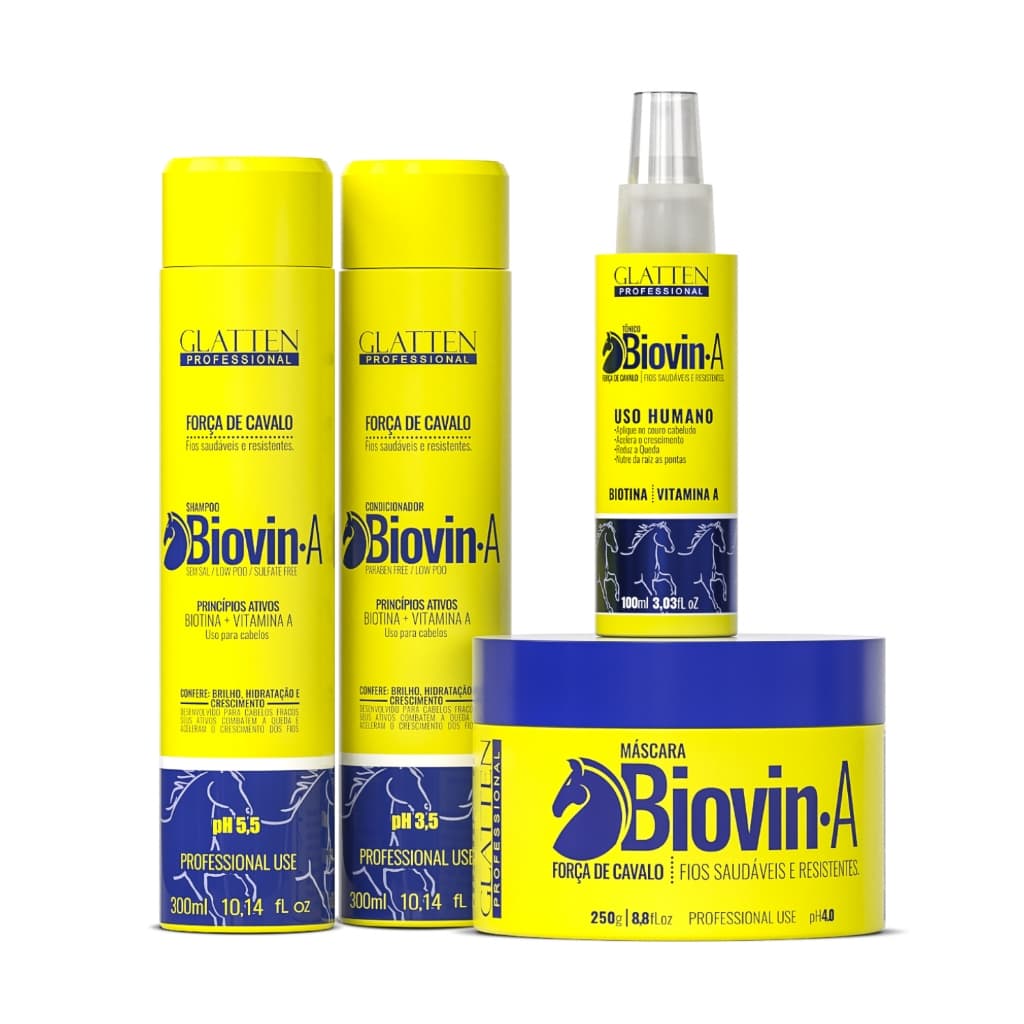 KIT BIOVIN ORIGINAL CRESCIMENTO CAPILAR FORÇA DE CAVALO