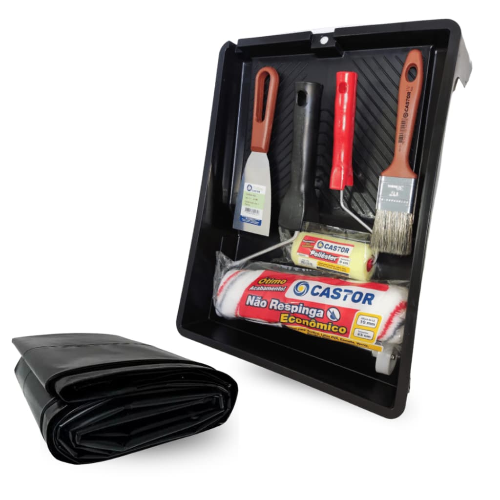Kit Fresh Não Respinga 7 Peças com Lona - Castor