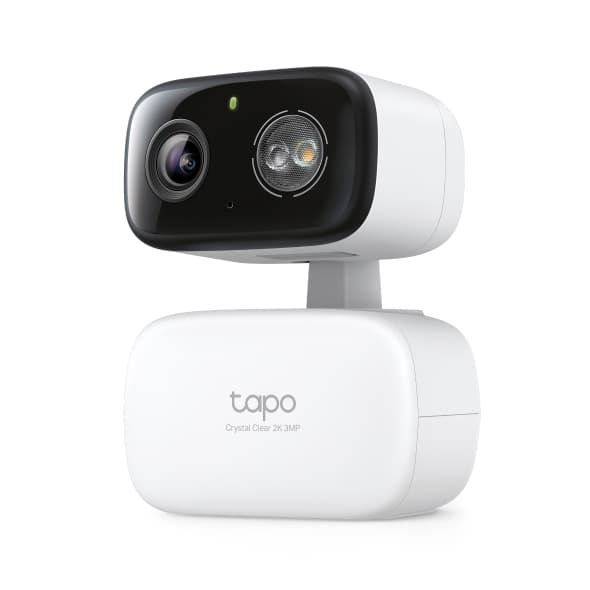 Câmera de Segurança Interna & Externa -Tapo C216 - Wi-Fi 2K 3MP 360°, Visão Noturna, Detecção de Movimento IP65 TP-Link
