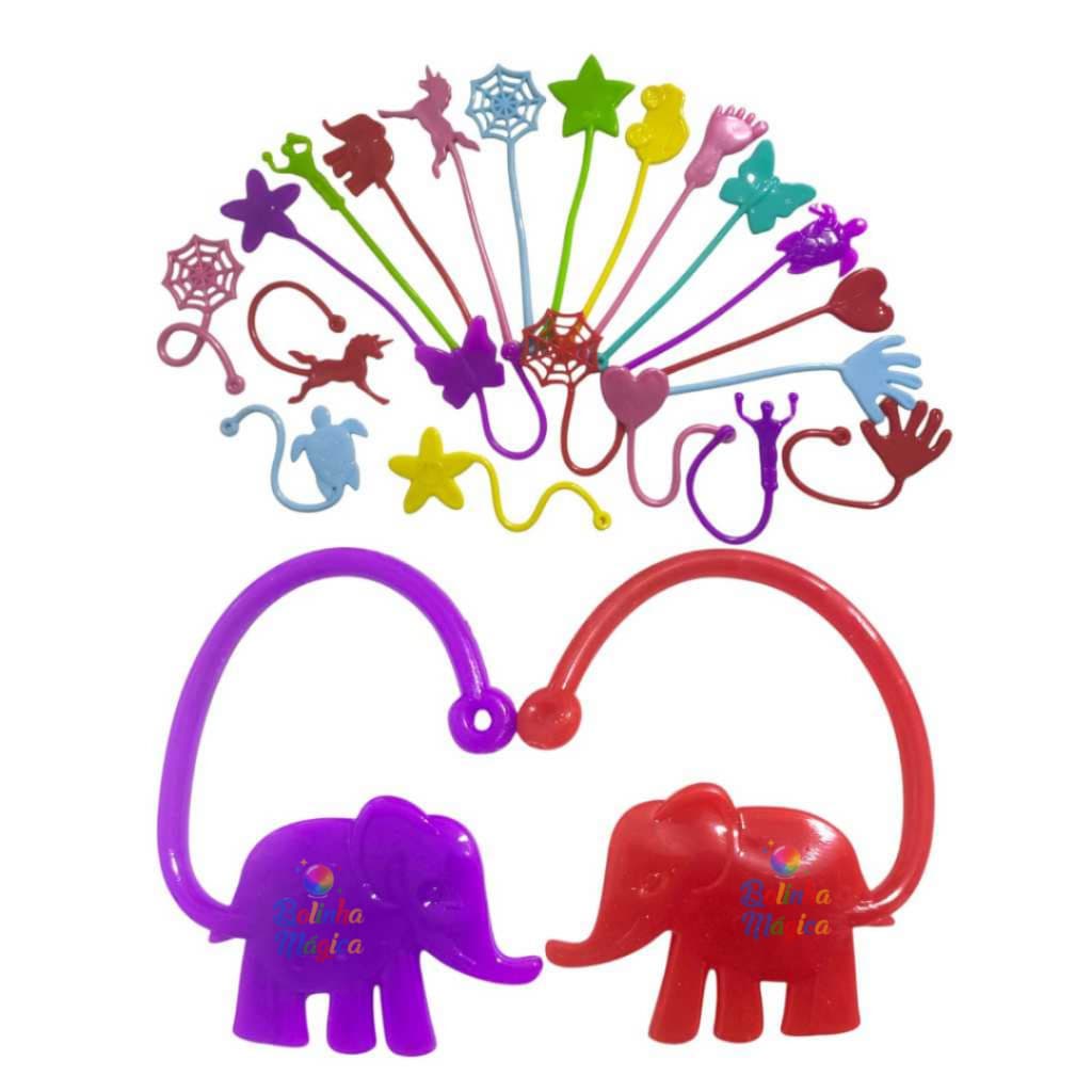 30 Unid Geleca Gruda Para Kit Festa Brinquedo Infantil Prenda