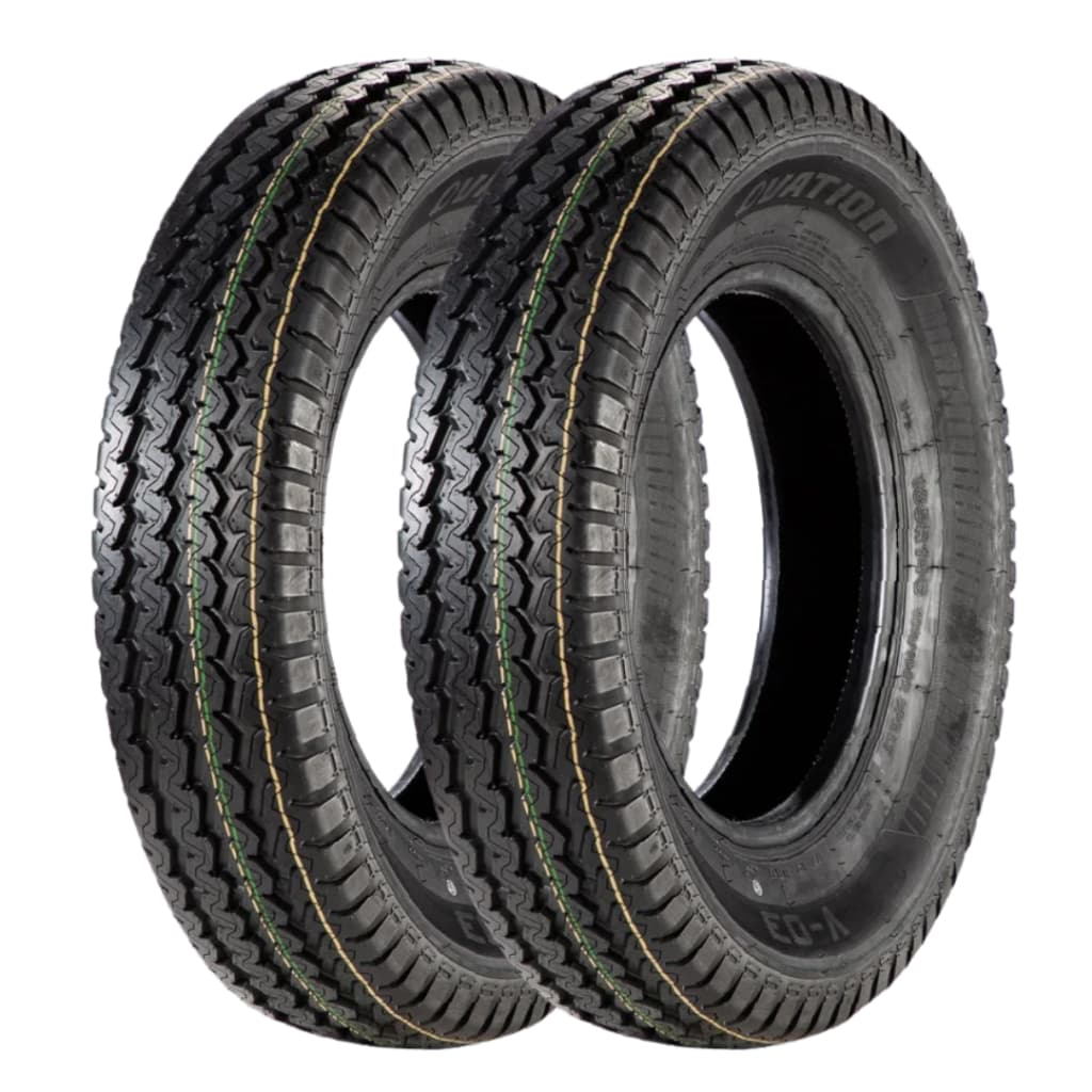 Kit 2 Pneus 185 R14C Ovation V-03 8PR 102/100R Kombi Novos