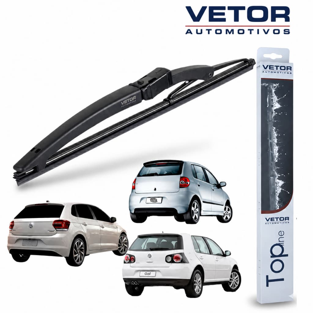 Palheta Traseira Polo (2009 a 2025) / Golf (2008 a 2014) / Fox (2003/2009) / Limpador Traseiro