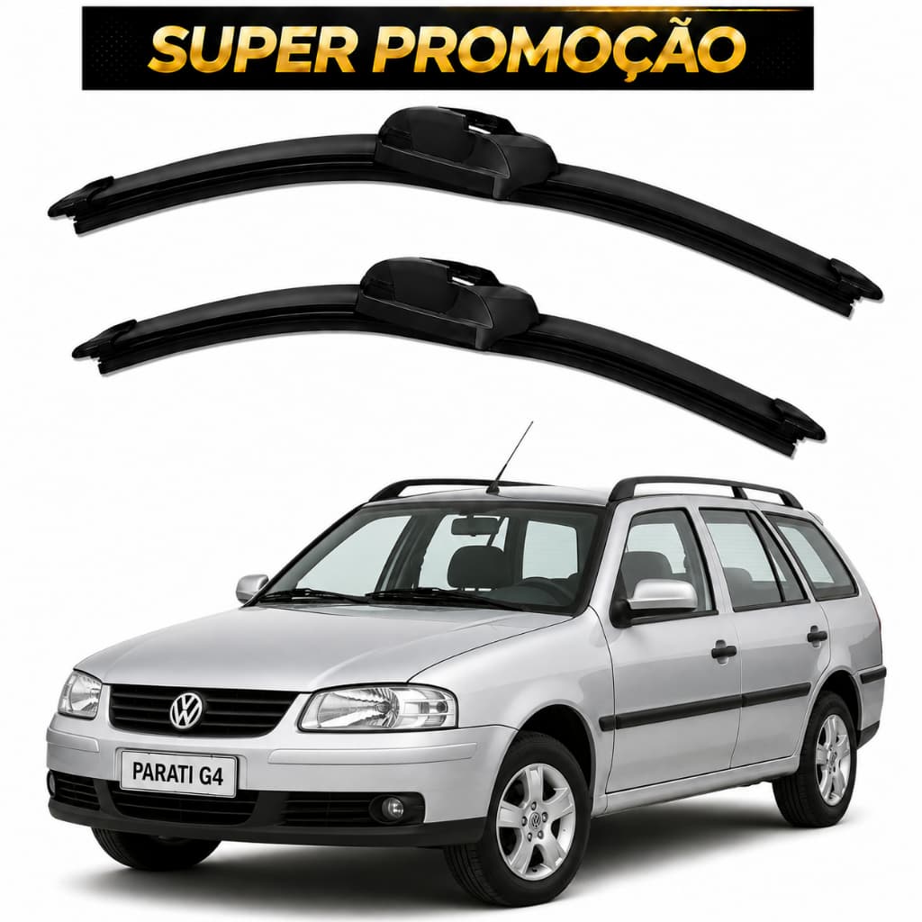 Par Palheta Limpador do Parabrisa Parati G4 2005 2006 2007 2008 2009 2010 2011 2012 Silicone