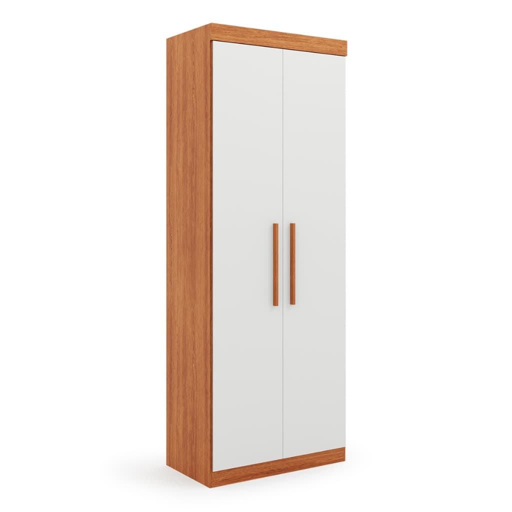 Guarda Roupa Genova Módulo de 2 Portas Freijo com Off White Batrol