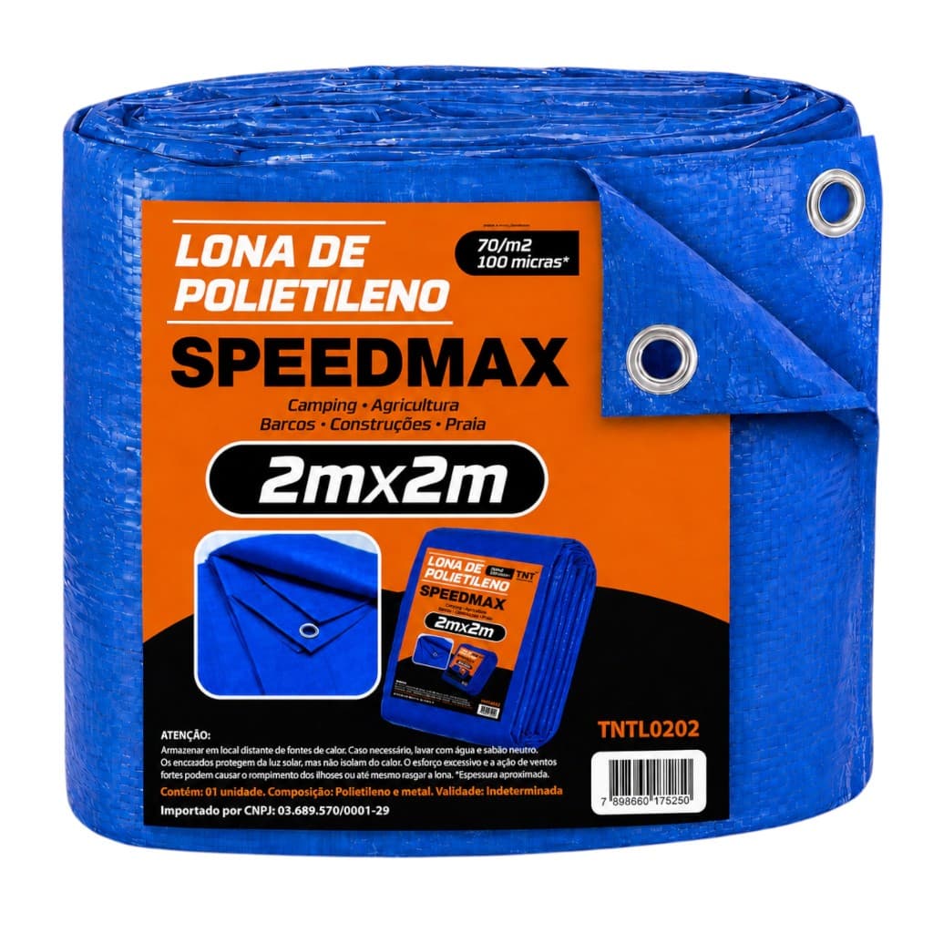 Lona 2x2 Azul Impermeavel Piscina Barraca Camping Telhado