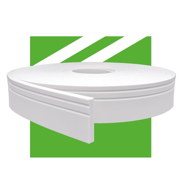Rodapé Moldura Autocolante Flexível EVA 7cm - 20 Metros RP07