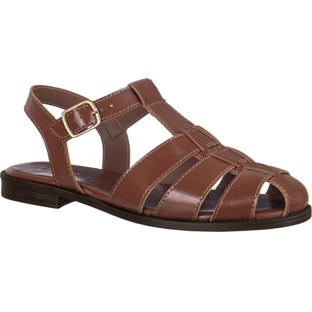 Sandália Feminina Tiras Entrelaçadas Fisherman Fivela Ajustável Rasteira Conforto Casual Elegante Athena GiGiL