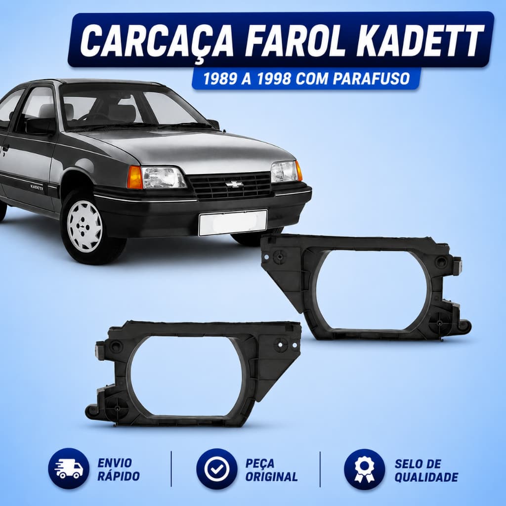 Carcaça Farol Kadett ANO 1989 A 1998 Com Parafuso