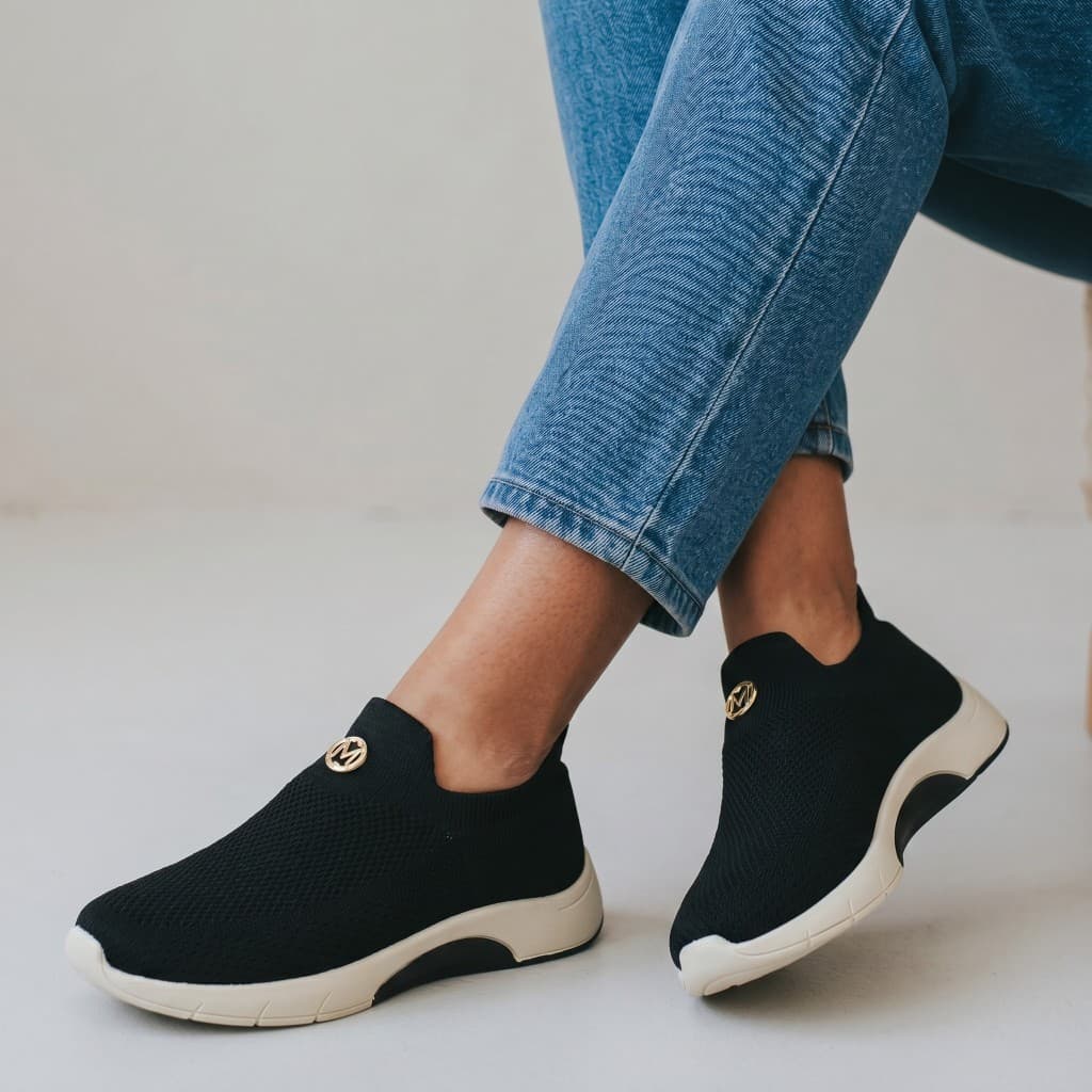Tenis Ortopedico Modare Ultra Conforto Feminino Casual Knit Original