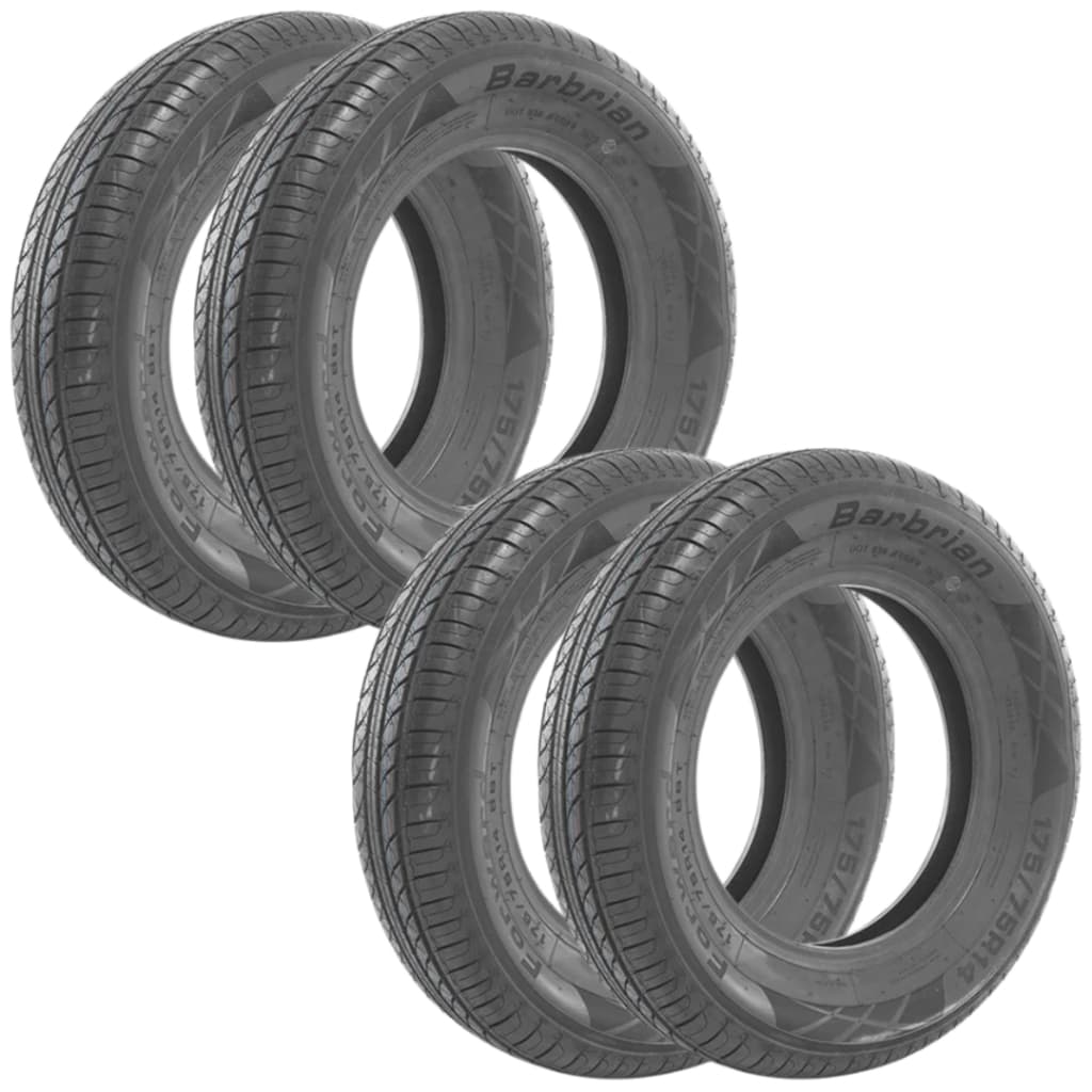 Jogo 4 Pneus 175/75 R14 Barbrian Forward 86T Novos Aro 14