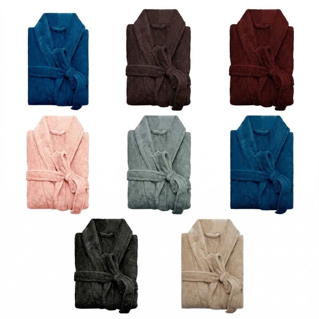 Roupão de Banho e Inverno Feminino e Masculino Microfibra Camesa