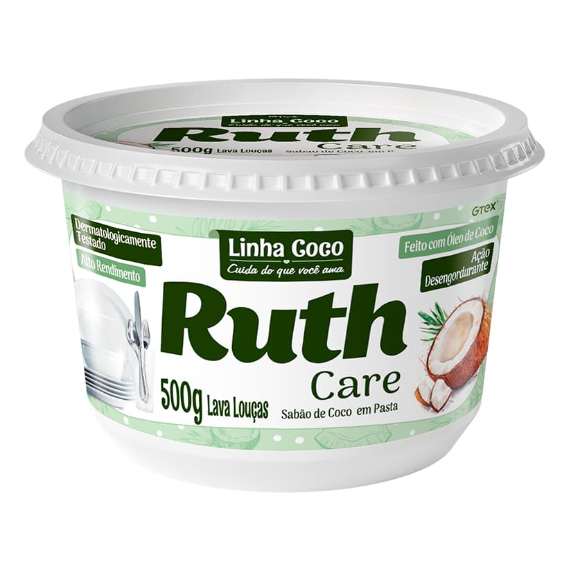 Sabão em Pasta Coco Ruth - 500G