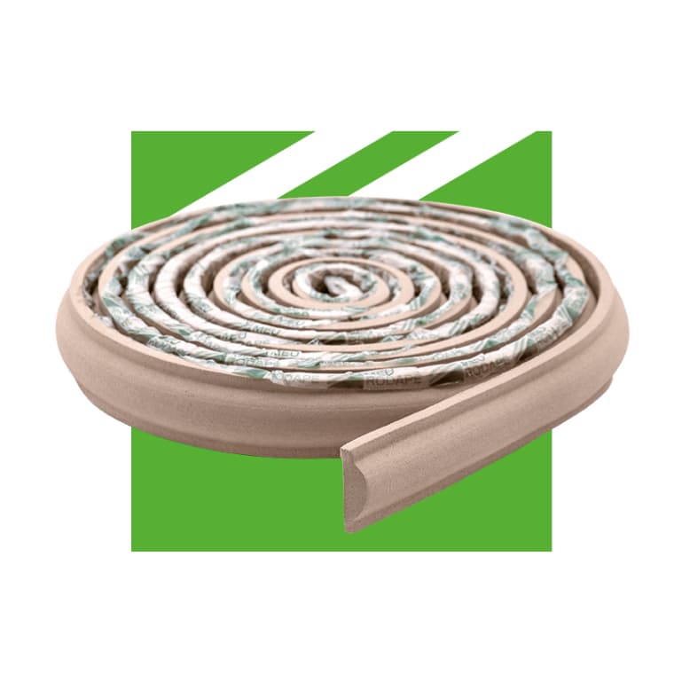Boiserie Eva Flexível Autocolante RM61 Linha Play Creme 2,3cm | Envio FULL
