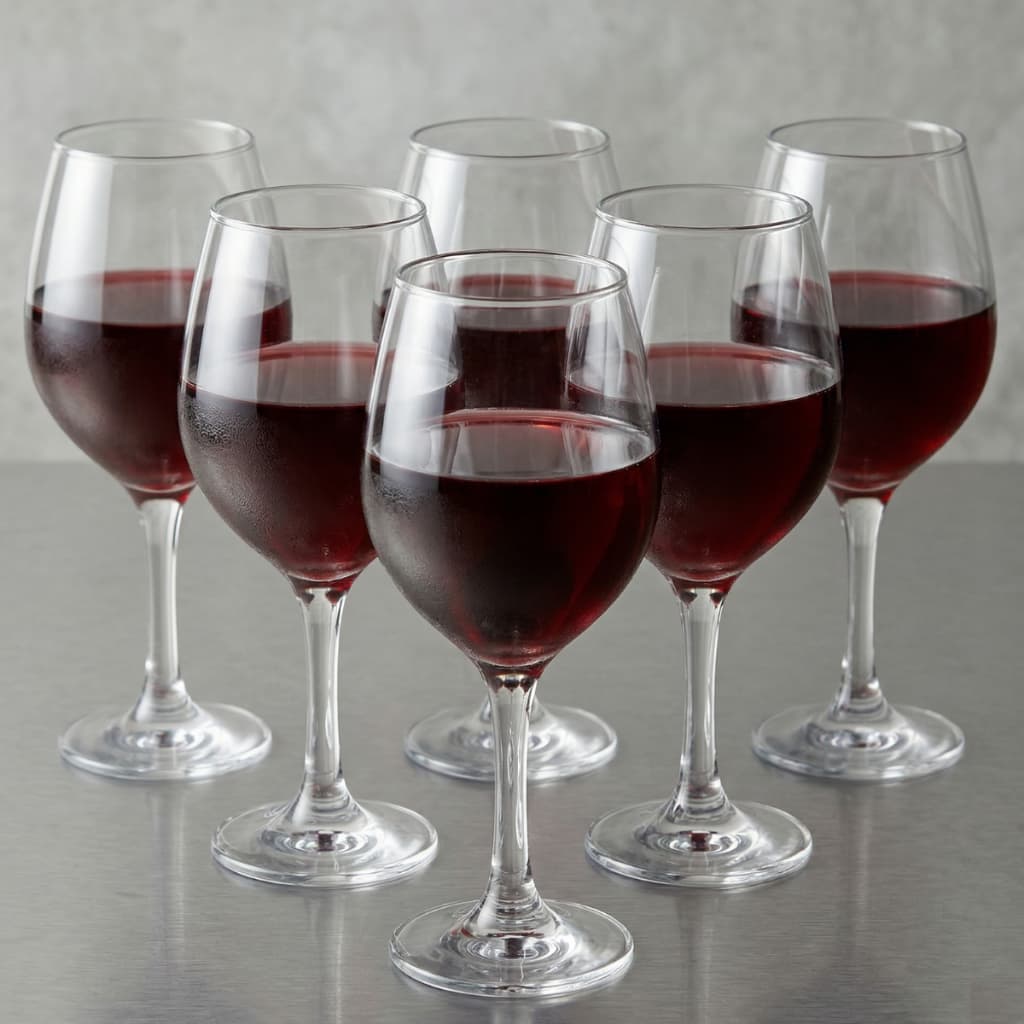 Jogo de Taças de Vidro One 600ml Vinho Tinto Taça Grande 6 Peças Ruvolo