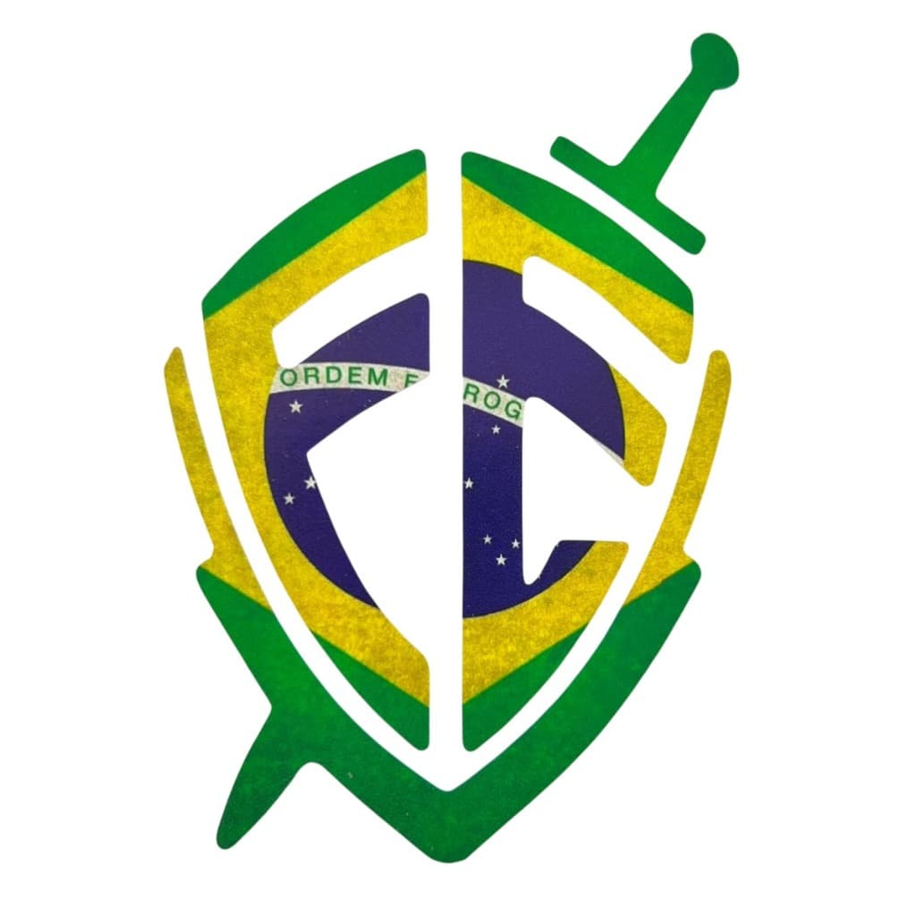 Adesivo Escudo Da Fé - Carro Moto Notebook - 7X10Cm