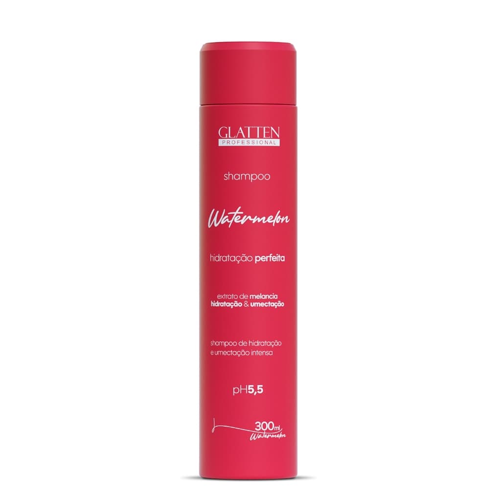Shampoo Watermelon - 300ml Hidratação Capilar De Melancia