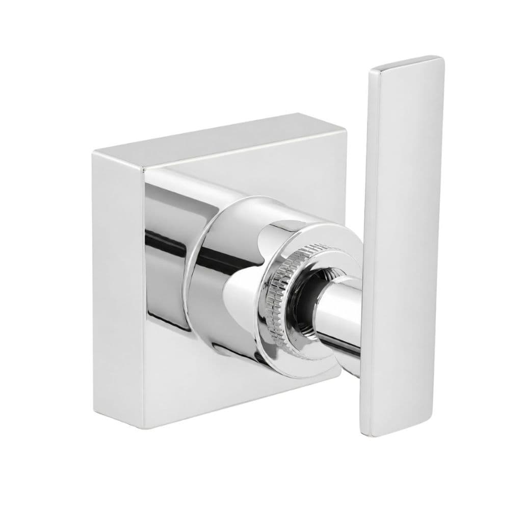 Acabamento de Registro Quadrado Alavanca C73 Super Luxo 100% Metal Cromado Gaveta Deca 16 Estrias