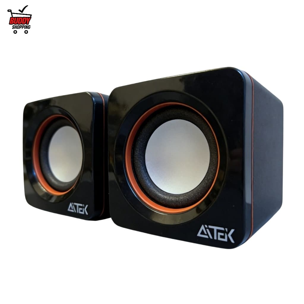 Caixa de Som para PC/Notebook USB 6W Som Surround 360° Nítido Aitek ACS-4511