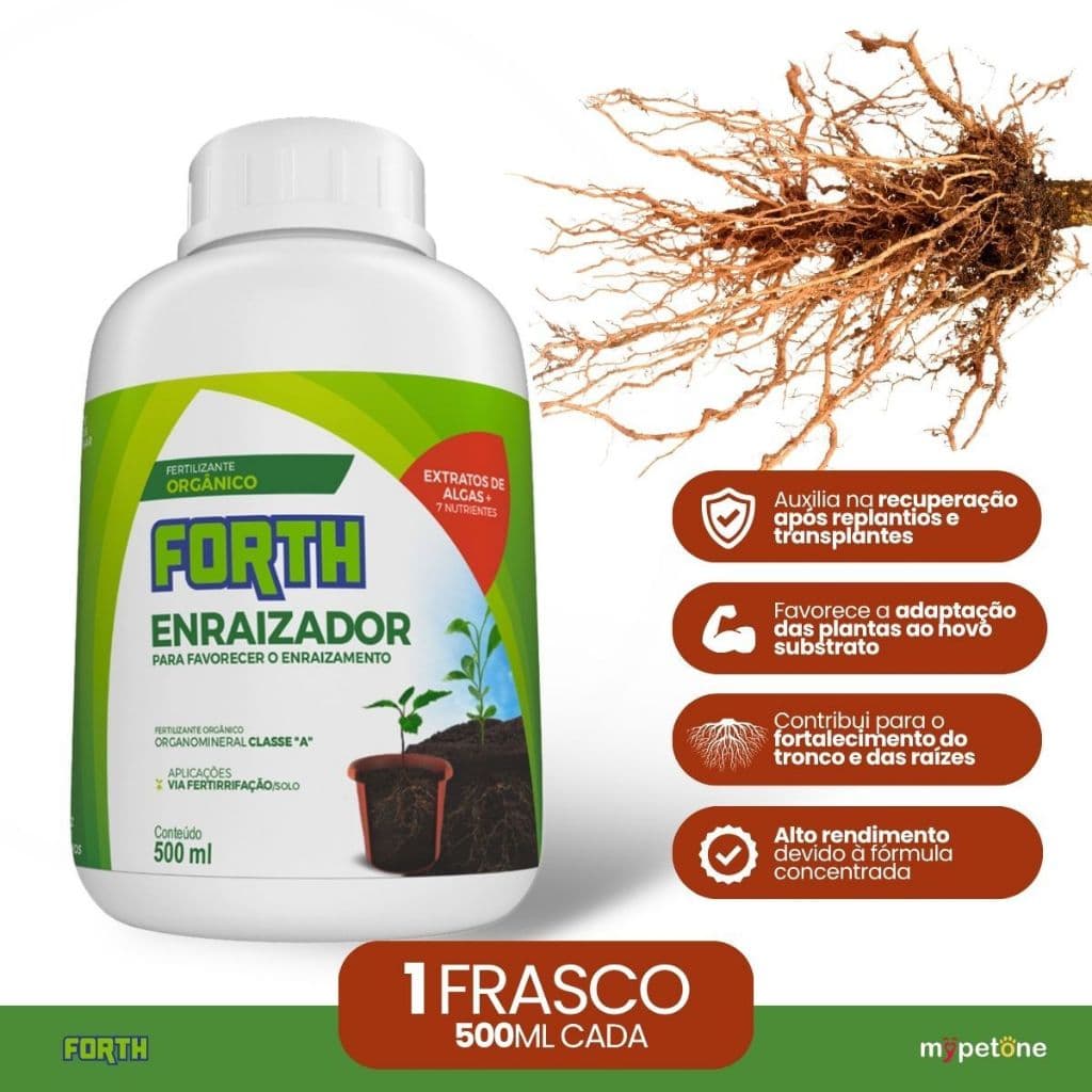 Forth Enraizador 500ml - Favorece A Formação De Raízes