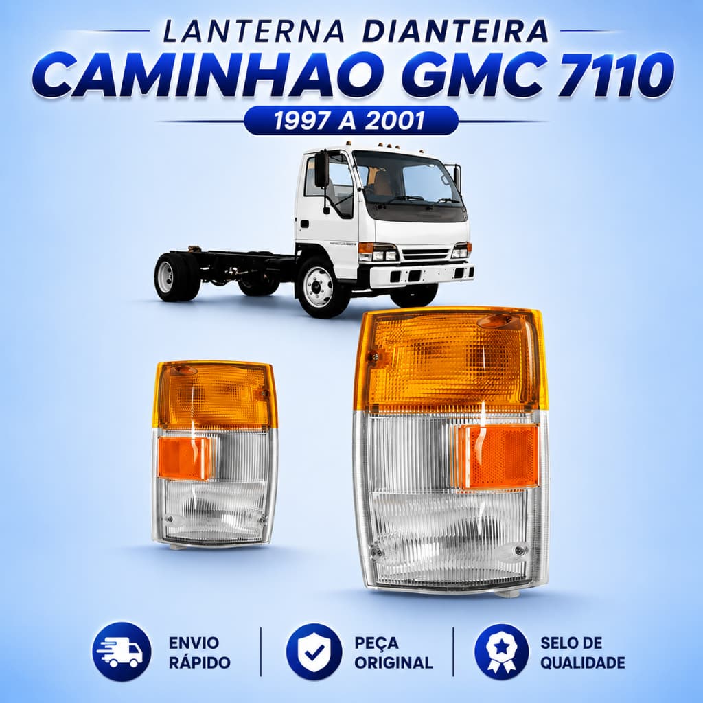 Lanterna Dianteira Caminhao Gmc 7110 1997 1998 1999 2000 01