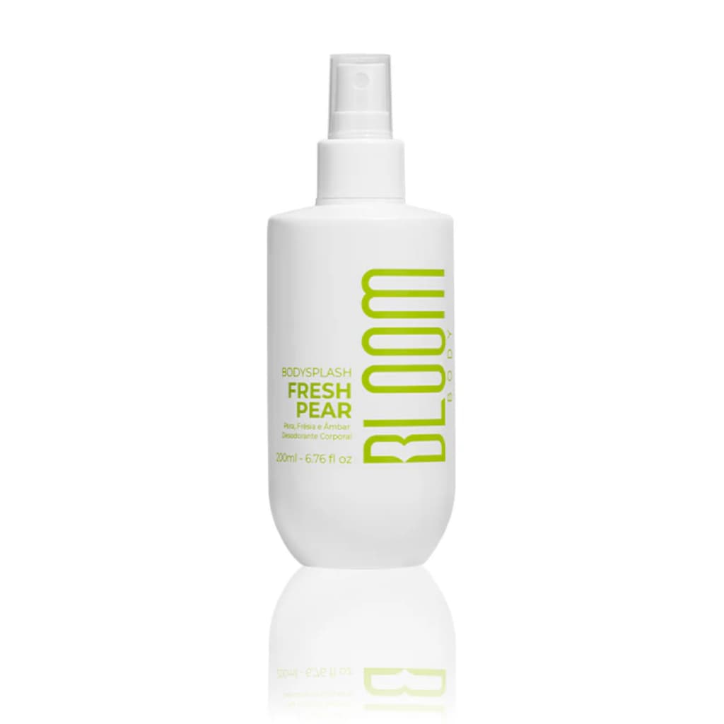 Bloom Body - Body Splash Fresh Pear 200 ml - Fragrância Floral Frutada, Feminina- Frescor Prolongado