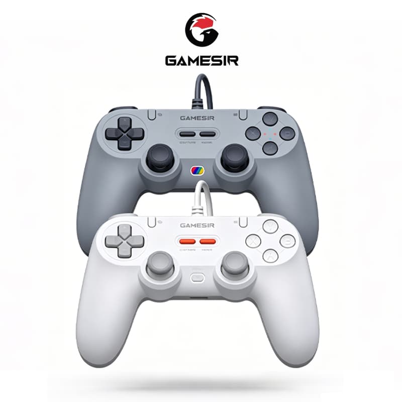 Controle Gamesir Tegenaria T3 Lite Com Fio Para Pc Switch Android Ios Steam Celular Hall Effect Usb