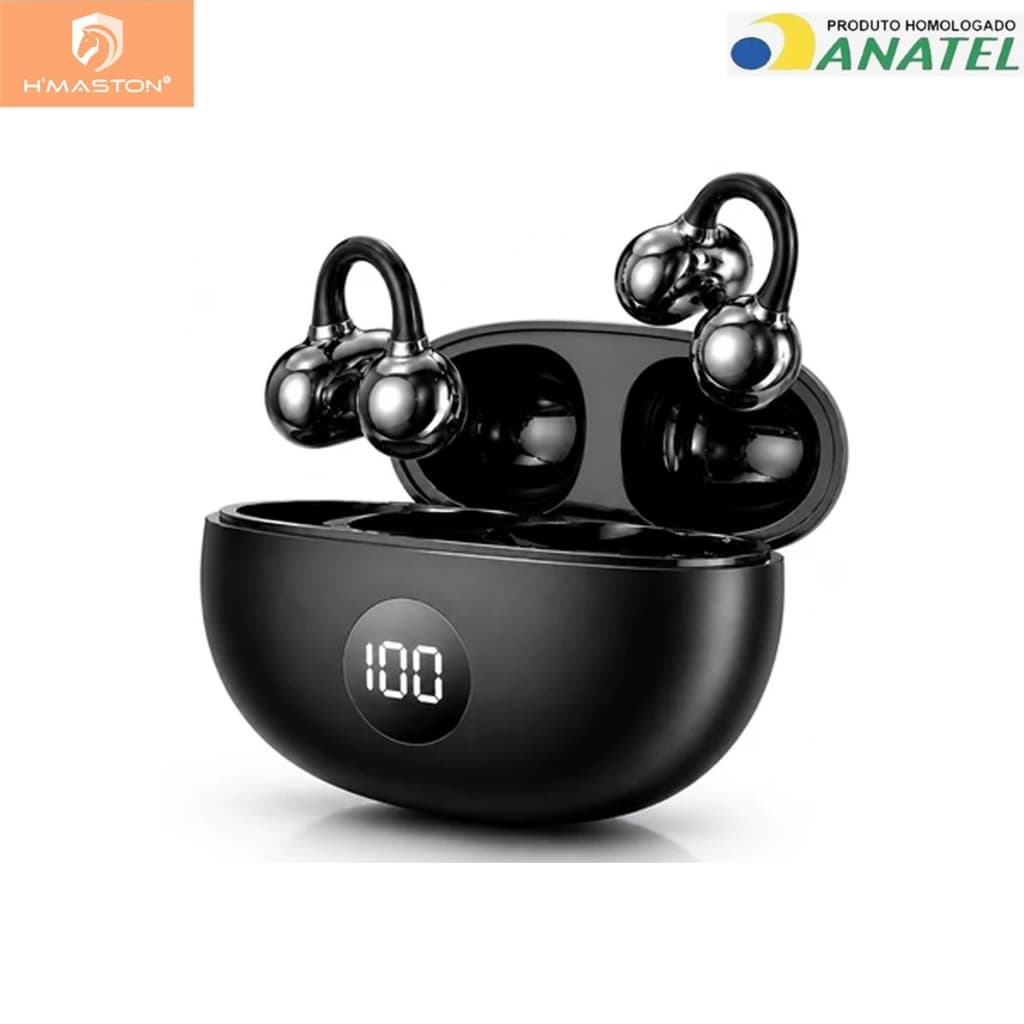 H'maston F928 Fones de ouvido Bluetooth inteligentes esportivos clipe de orelha ear clip earphones