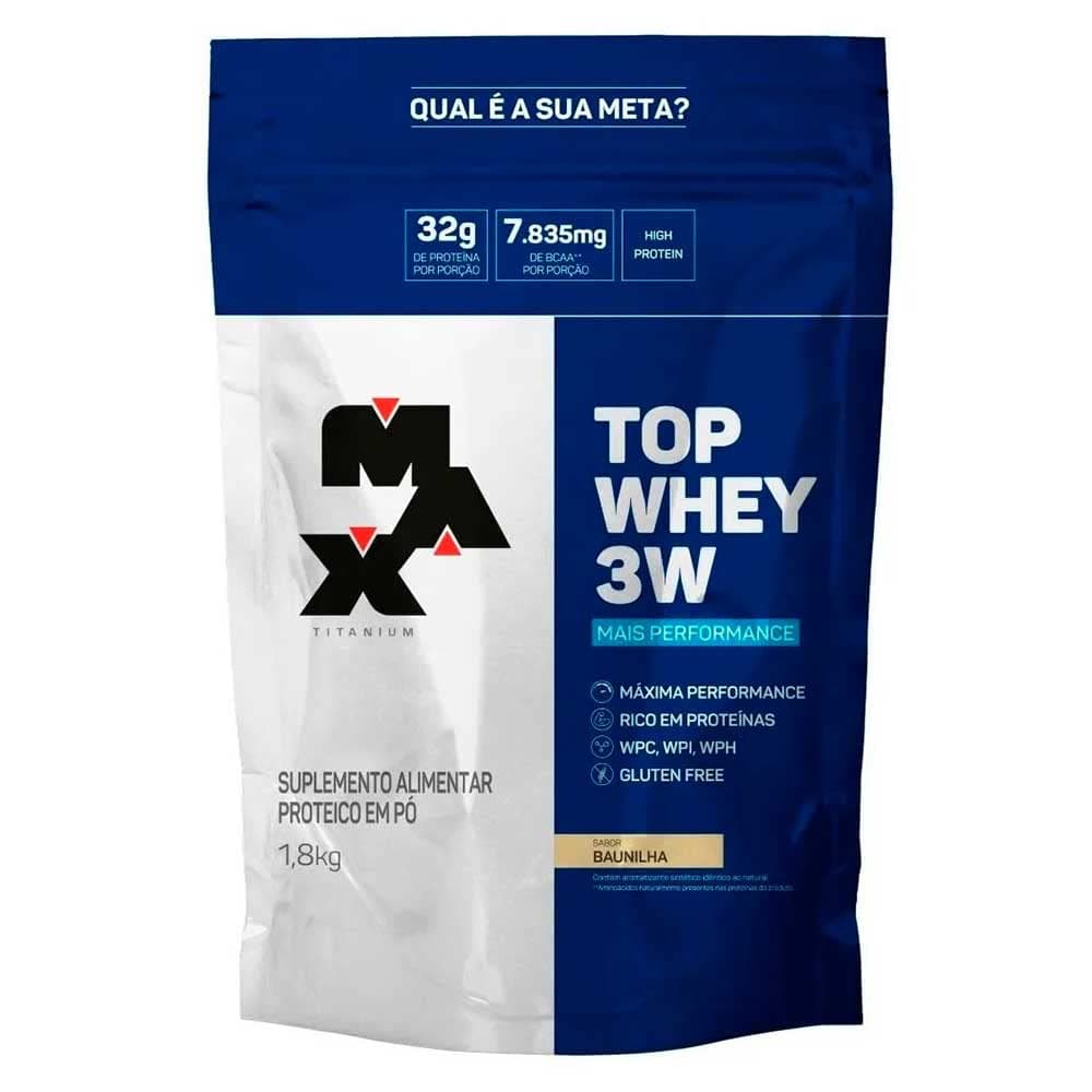Top Whey 3W Refil 1,8Kg Max Titanium