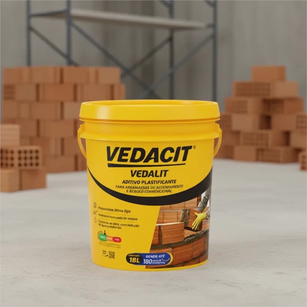 Aditivo Plastificante Concentrado Vedalit 18L - Vedacit
