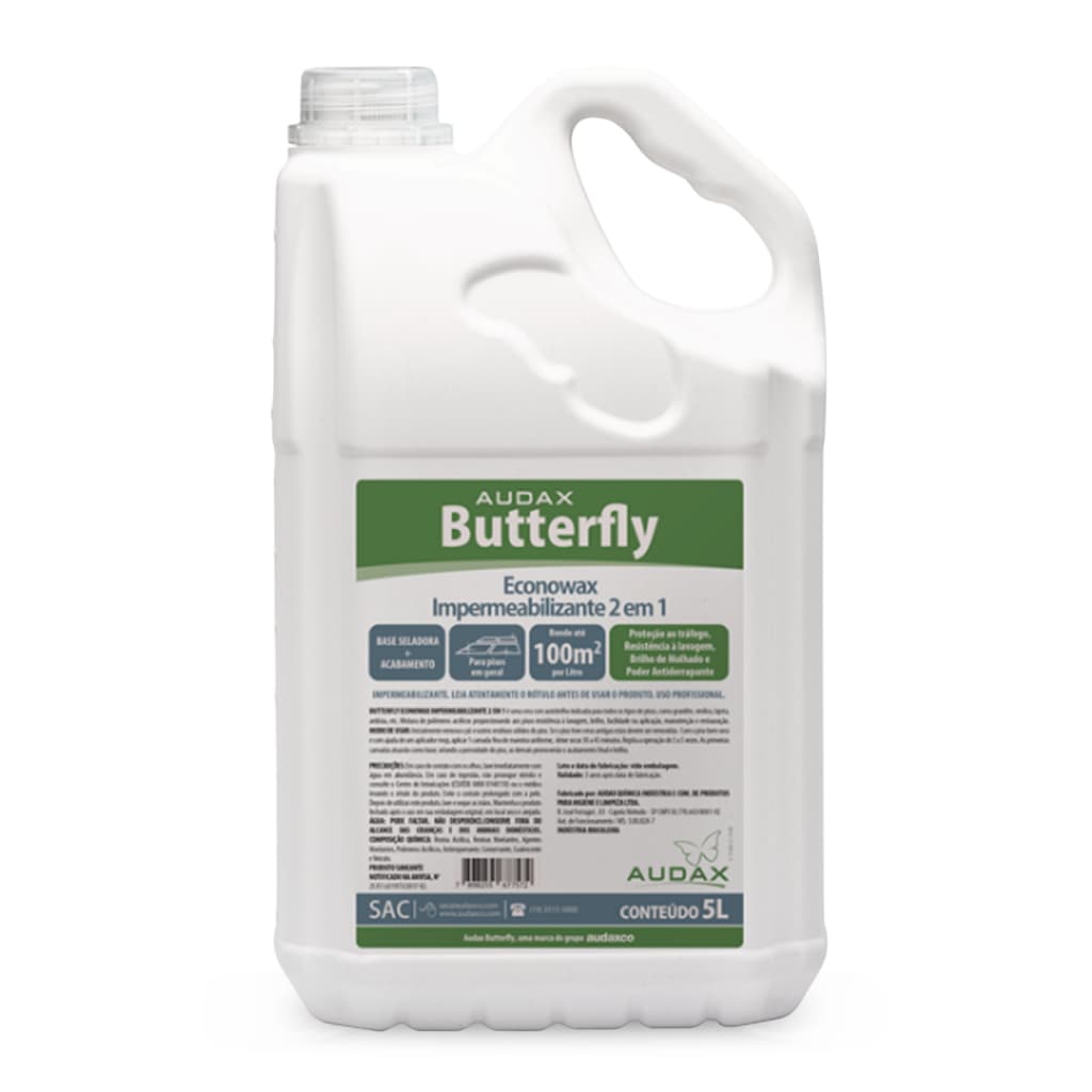 Cera Líquida Econowax Impermeabilizante 2 em 1 5L Butterfly