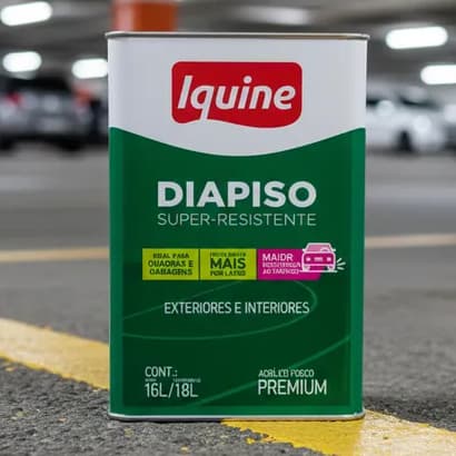Tinta Piso Diapiso Acrílica Tinta Piso Interna Externa Tinta Acrílica Estacionamento e Quadras 18L