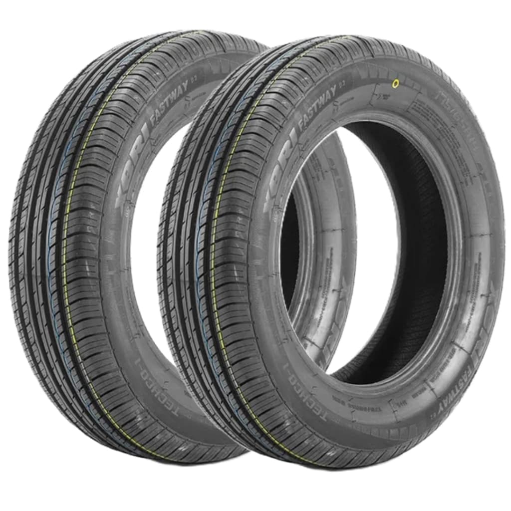 Kit 2 Pneus 175/65 R14 XBRI Fastway B2 82H Aro 14 Novos