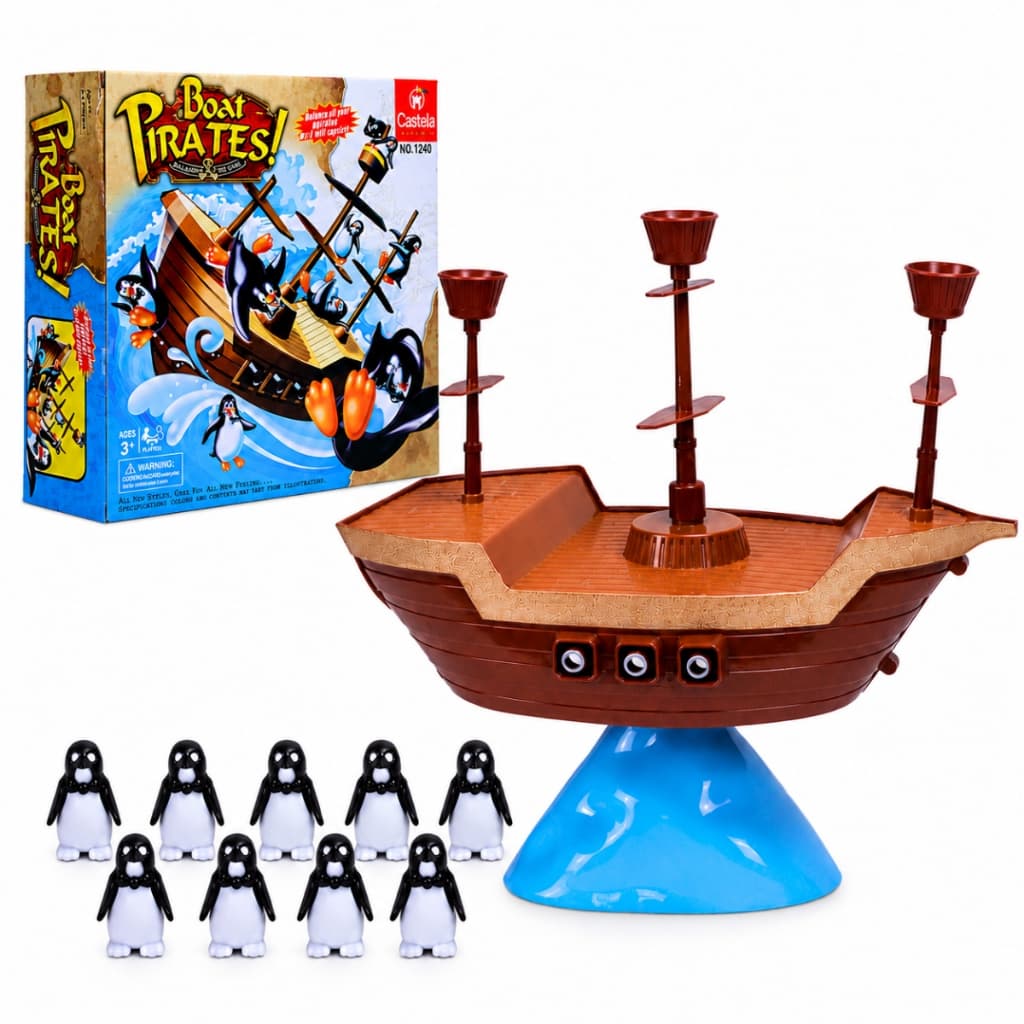 Jogo Barco Pirata dos Pinguins Equilibristas – Castela
