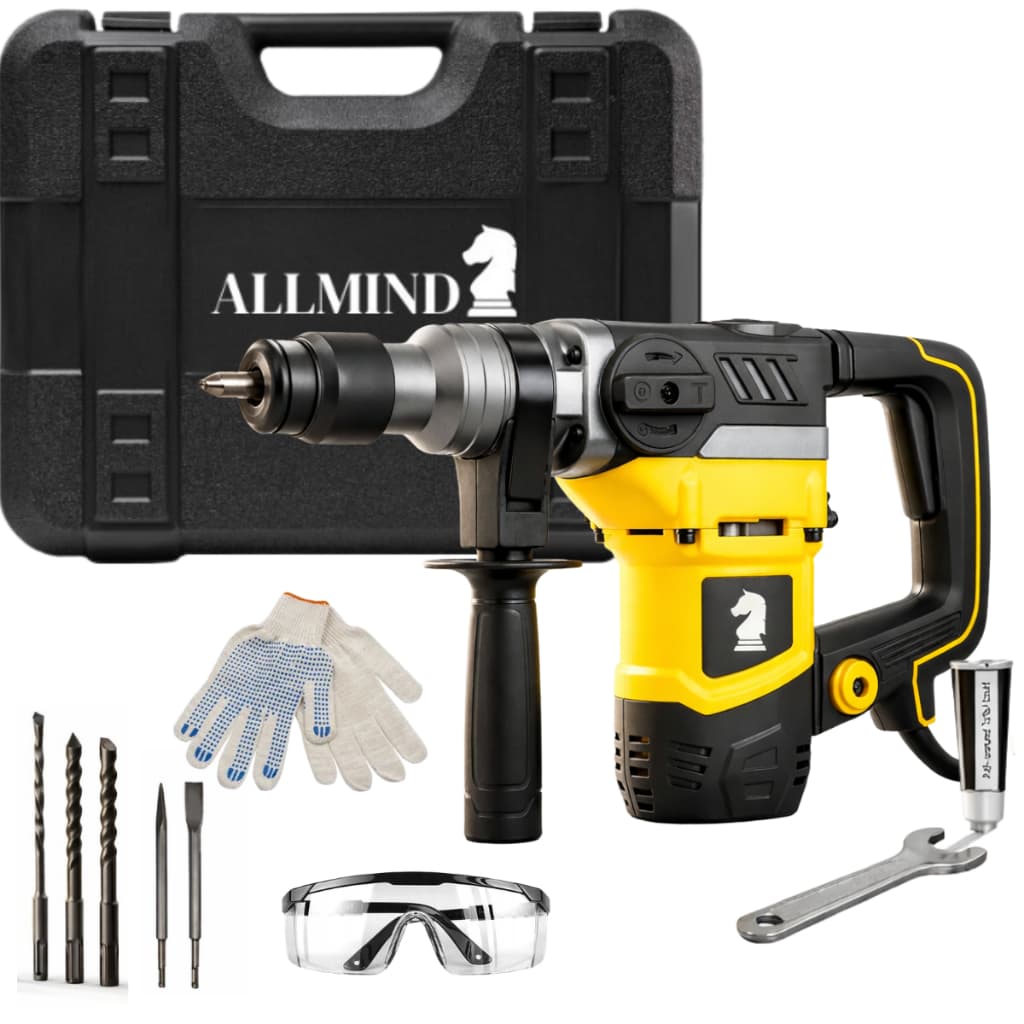 Martelete Profissional 2400W SDS Plus Perfurador e Rompedor Alta Performance