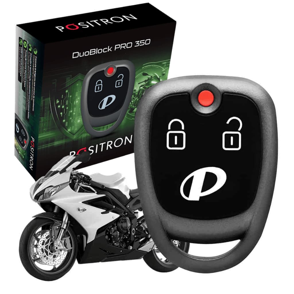 Alarme Automotivo Moto Positron Duoblock Pro 350 G8 Universal Presenca