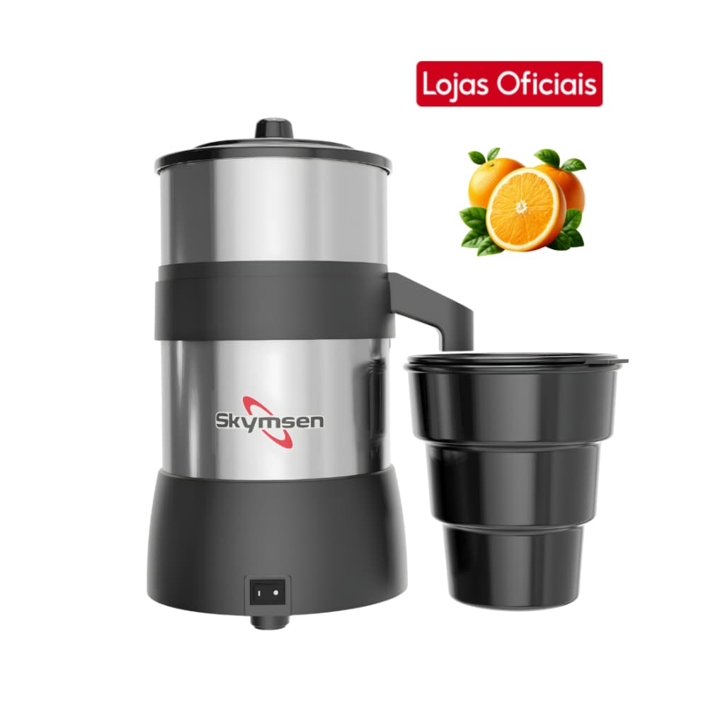 Extrator de Suco Industrial Skymsen ESL 0,25CV (Bivolt) - Espremedor de Laranja e Limão Profissional