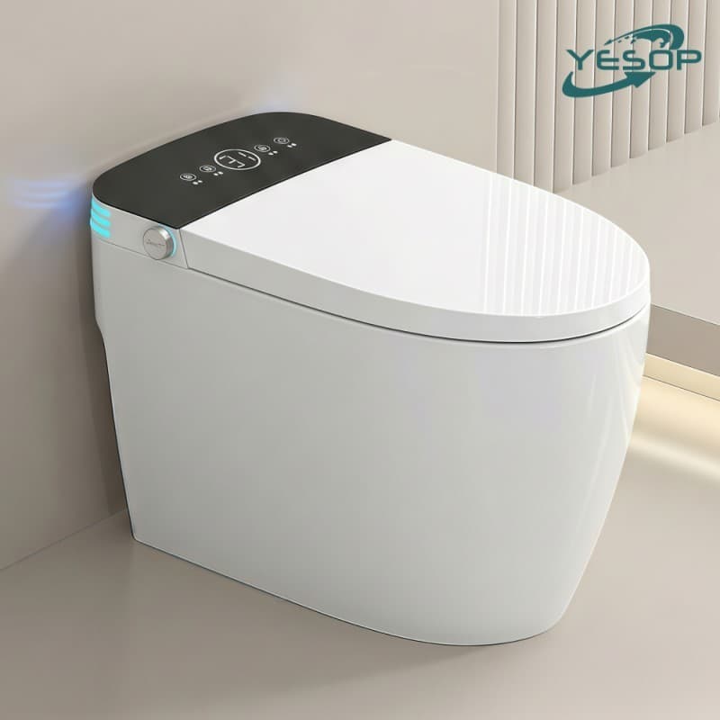 YESOP Vaso Sanitário Inteligente 127V Com Bidê Automático Aquecimento E Sem Limite Pressão Branco