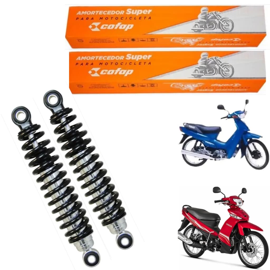 Par Amortecedor Traseiro Cofap Yamaha CRYPTON 100 1998 1999 2000 2001 2002 2003 2004 2005 ORIGINAL