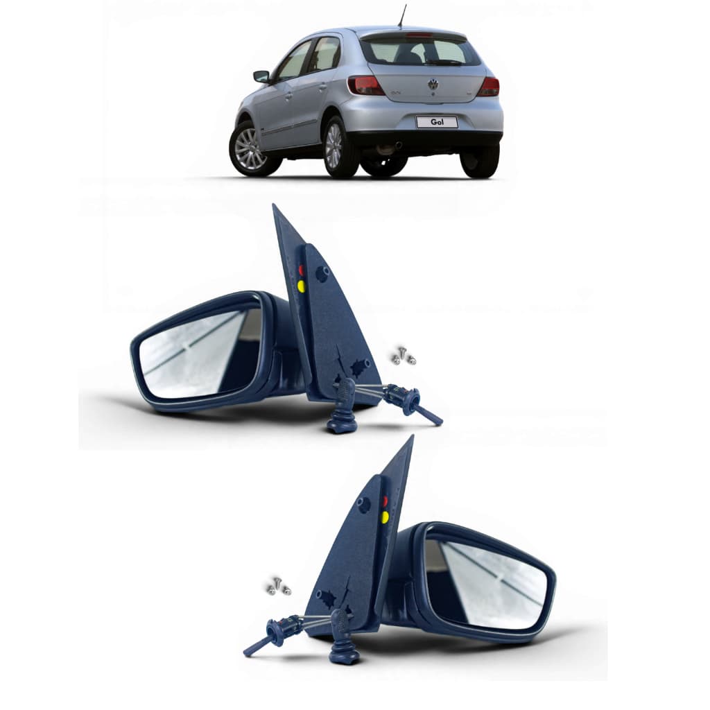 Retrovisor Gol Voyage G5 2009 2010 2011 2012 2013 C/cont. Le
