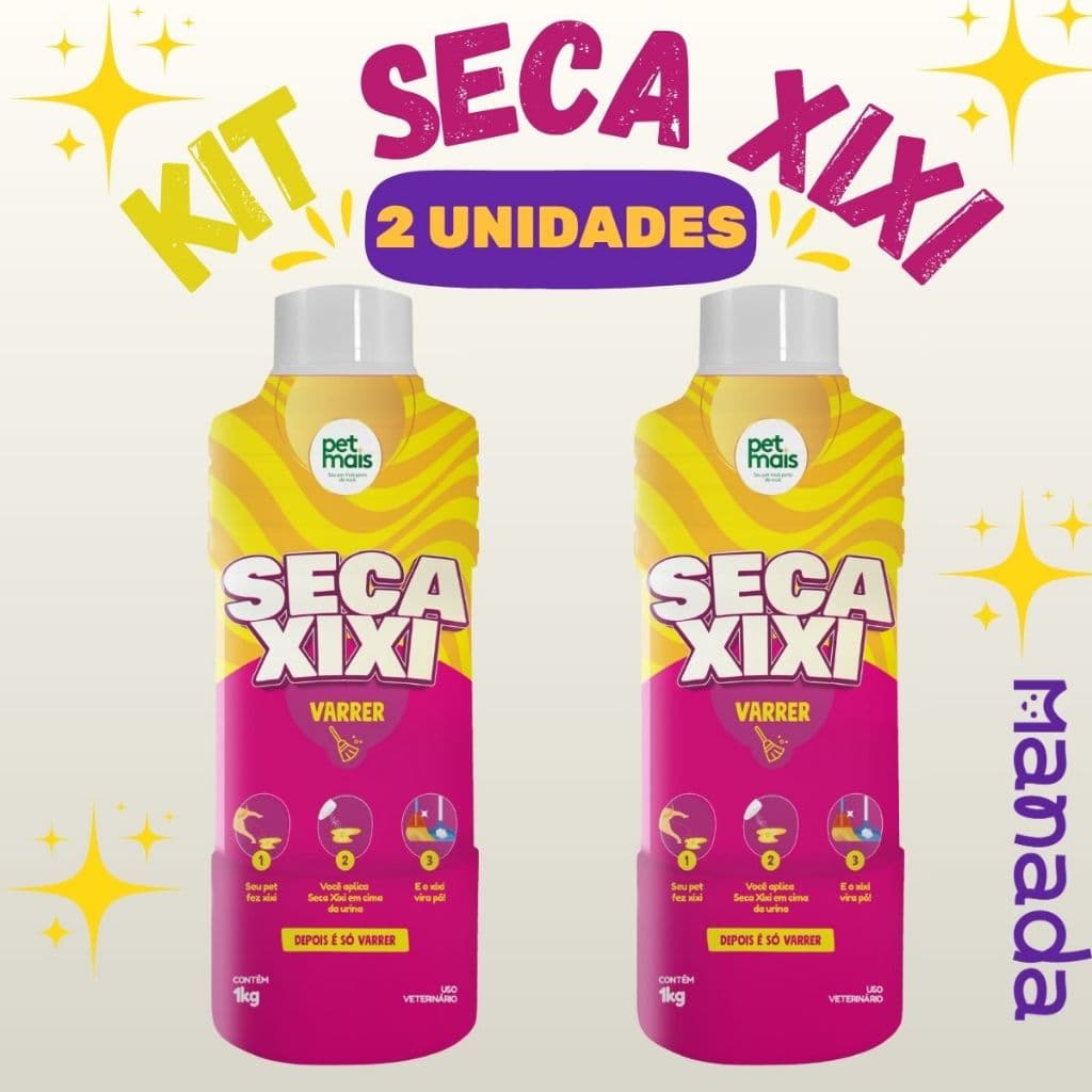 2 Seca Xixi Cachorro Gato Para Varrer Sem Odor 1kg - Petmais