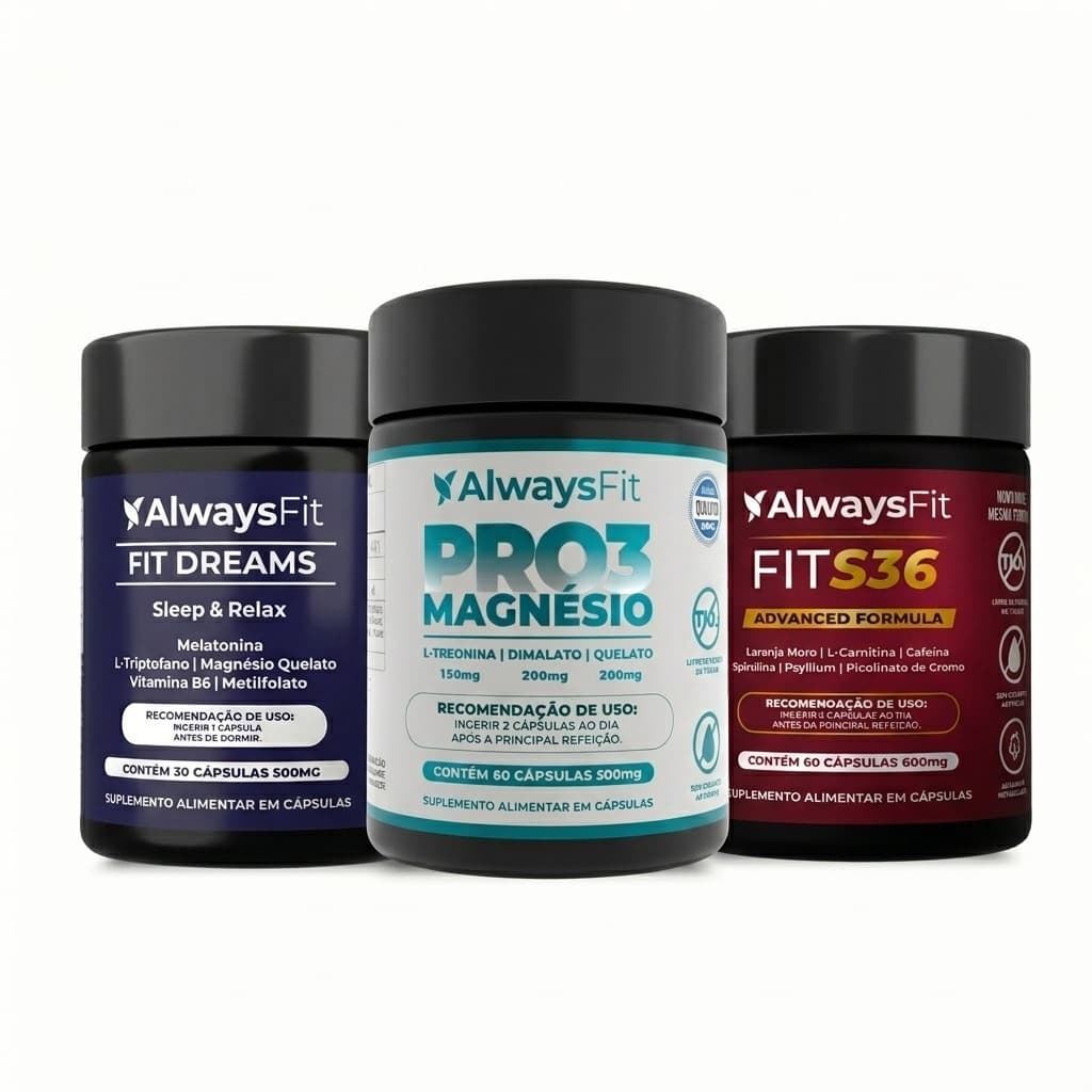 Kit FitS36 + FitDreams + Pro3Magnésio