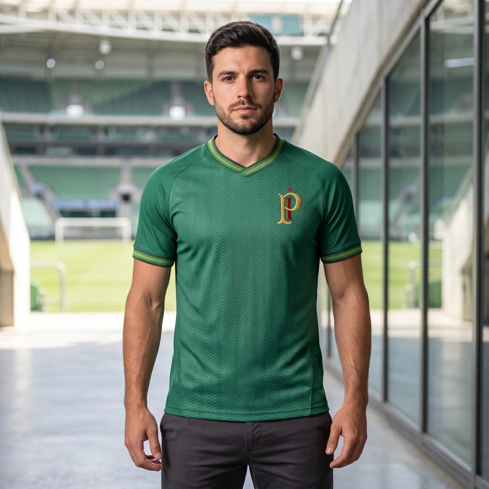 Camisa Palmeiras Tradição Adulto Licenciada Original Verdão